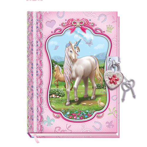 Mad Ally Diary with Lock Unicorn