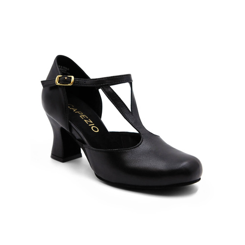 Capezio Shanel 2.5" Character Shoe; Black; Adult 5.5