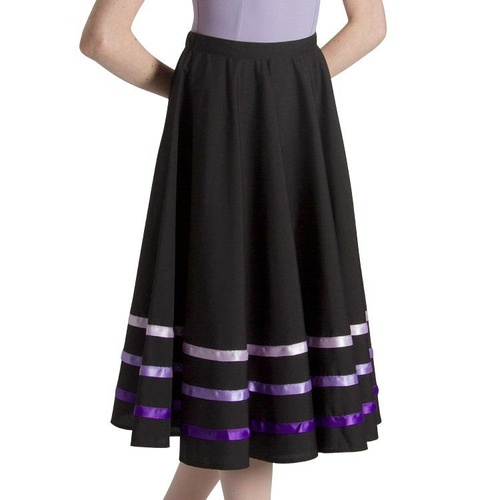 Bloch Purple Ribbon Character Skirt Womens Petite