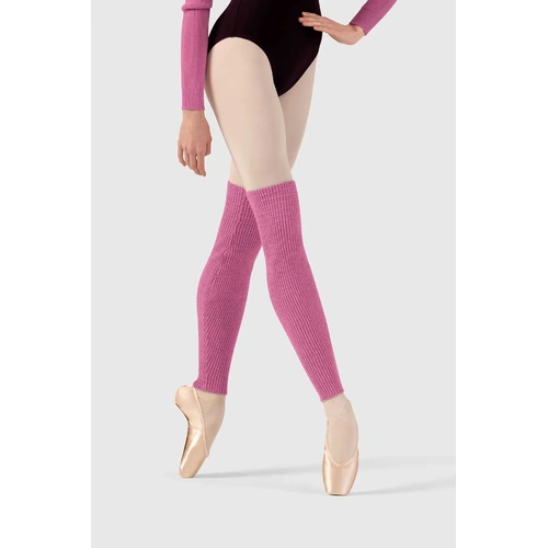 Bloch Mira Knit Above Knee Legwarmers; Deep Pink; One size