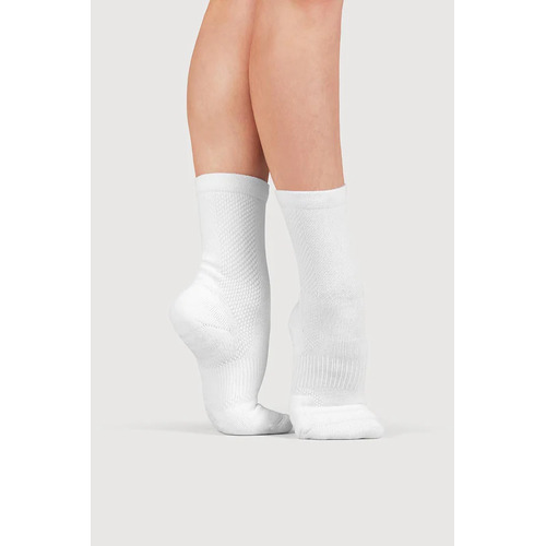 Bloch Blochsox Crew Sock Adult Large; White