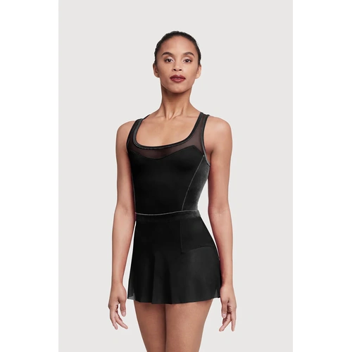 Bloch Avery Womens Mesh Skirt; Adult Petite