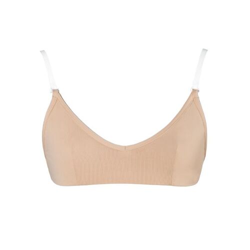 Energetiks Clear Back Bra Adult Large; Wheat