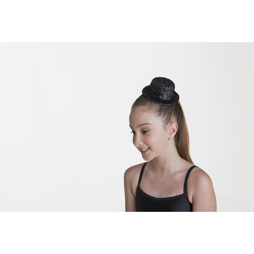 Studio 7 Glitter Hat Clip Colour; Black