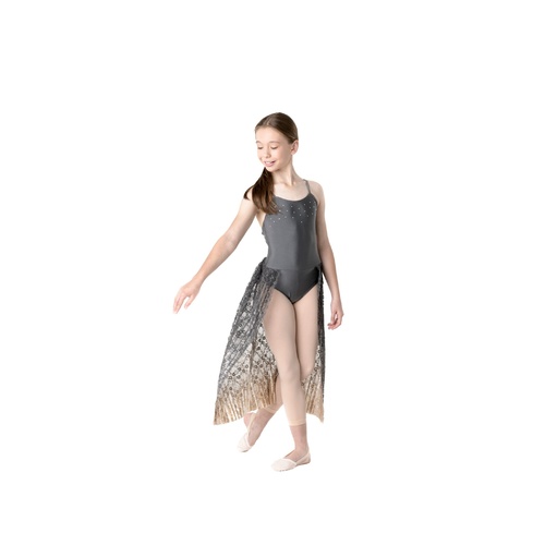Studio 7 Midnight Contemporary Dress Adult Large; Charcoal