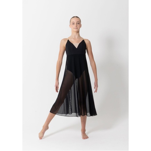 Studio 7 Willow Lyrical Dress; Black; Adult Small