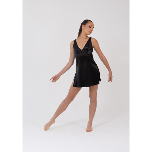 Studio 7 Lucy Slip Dress; Black; Adult Small
