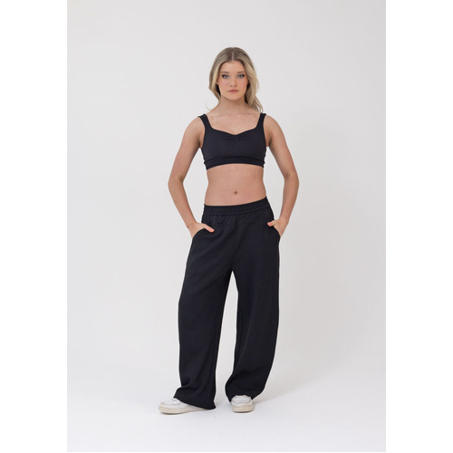 Studio 7 Locky Track Pants; Black; Adult Small