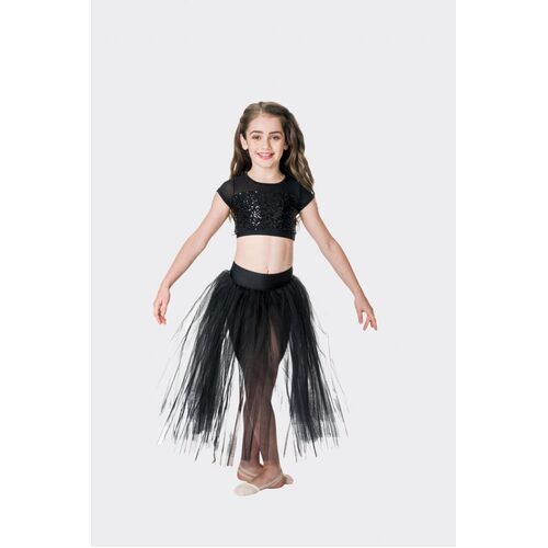 Studio 7 Dream Romantic Tutu Skirt Adult Small; Black