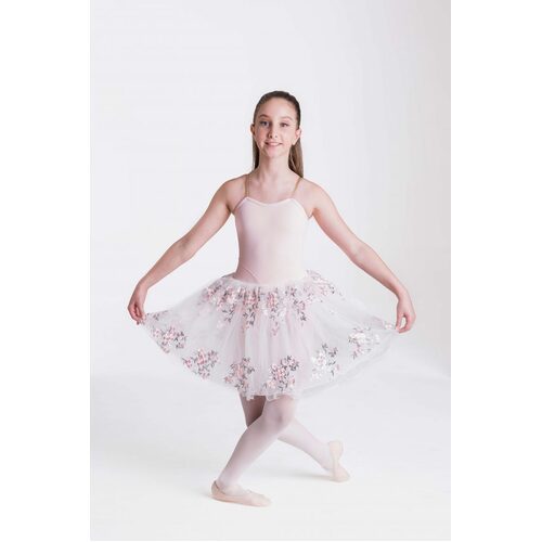 Studio 7 Floral Romance Tutu Adult Large; Pale Pink