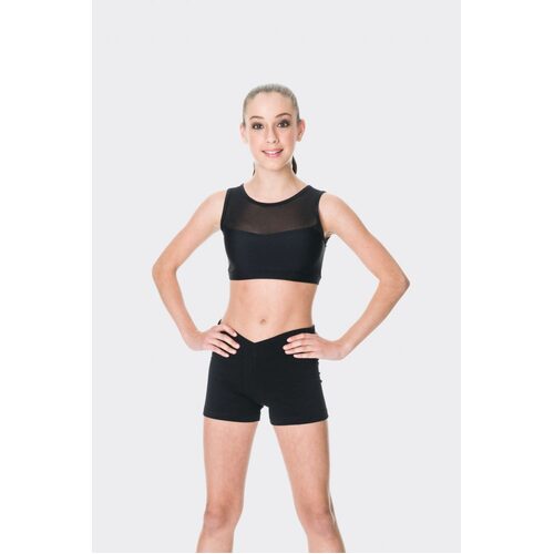 Studio 7 V-Band Cotton Hot Shorts Adult Small; Black
