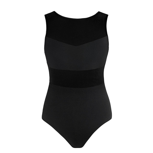 Energetiks Alda Velvet Leotard Adult X- Small; Black 