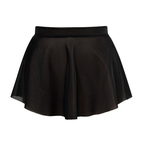 Natalia Mesh Skirt; Black; Adult Extra Small