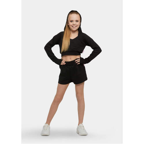Studio 7 Warm Up Shorts Adult Small; Black