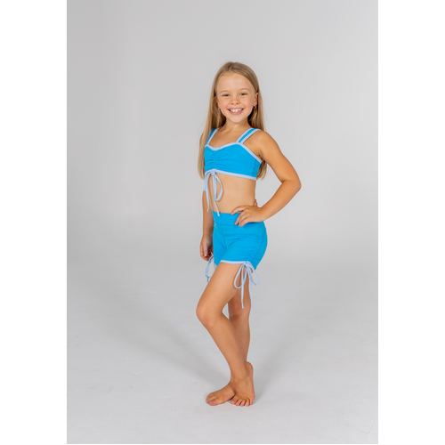 Republic Blue Pop Crop and Short Set Child 4-5