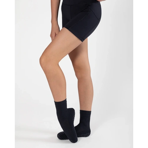 Energetiks Pointe Perfect  Grip Socks; Black; Adult X- Small