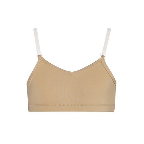 Energetiks Convertible Bra Top; Wheat; Child Medium