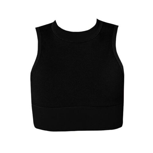 Energetiks Willow Crop Top Child X- Small; Black