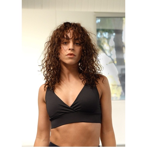 Studio 7 Kyla Crop Top Child Small; Black