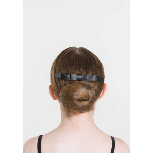 Studio 7 Satin Hair Bow; Black