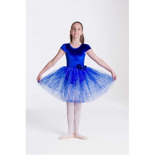 Studio 7 Imperial Dress Child X- Small; Royal Blue