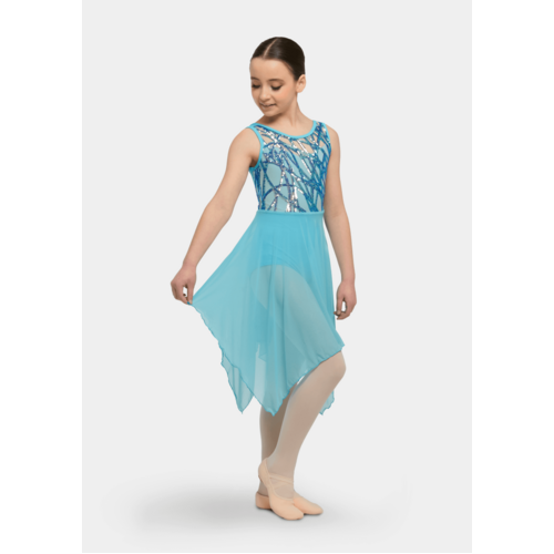 Studio 7 Elsie Lyrical Dress Child Small; Sky Blue