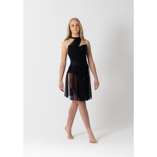 Studio 7 Lexi Lyrical Dress; Black; Child Small