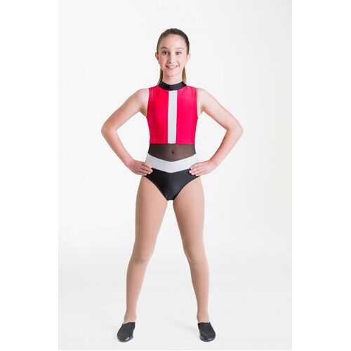 Studio 7 Felicity Leotard Child Medium; Red