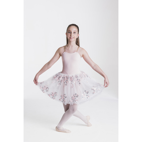 Studio 7 Floral Romance Tutu Child Large; Pale Pink