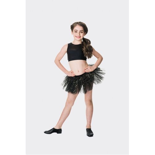 Studio 7 Sparkle Tutu Skirt Child X- Small; Black