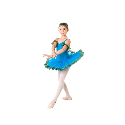 Studio 7 Majestique Tutu Child X- Small; Turquoise