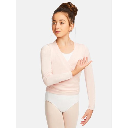 Capezio Wrap Sweater Child Small; Pink