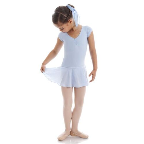 Energetiks Florence Leotard with Skirt Child XX- Small; Baby Blue 