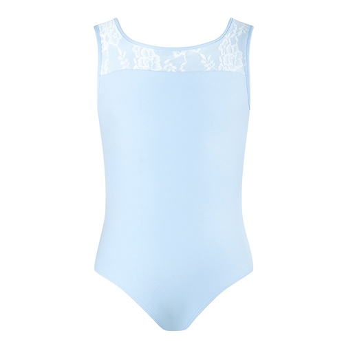 Energetiks Abby Lace Leotard; Baby Blue; Child Small
