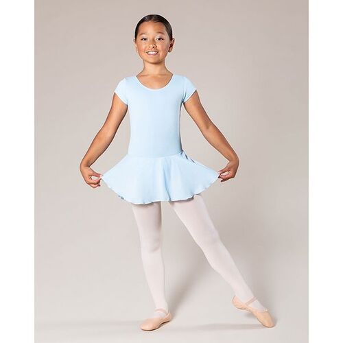 Energetiks Heidi Leotard with Skirt Child XX- Small; Baby Blue