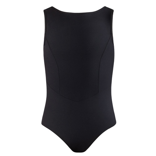 Energetiks Veronica Low Back Leotard; Black; Child Small