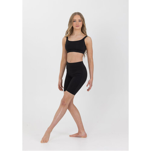 Studio 7 Performance Bike Shorts Child X- Small; Black