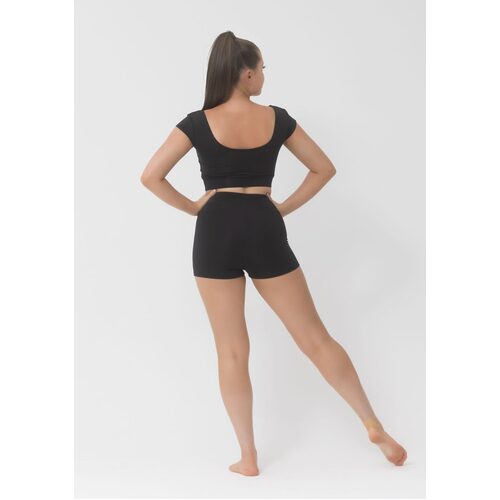 Studio 7 Bobby Crop Top Child Small; Black