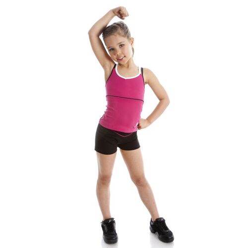 Energetiks Alexa Short Child Large; Mulberry