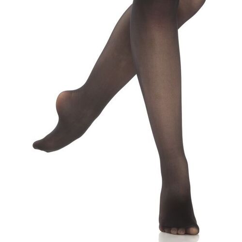 Energetiks Sheer Dance Pantyhose Child X- Small; Black