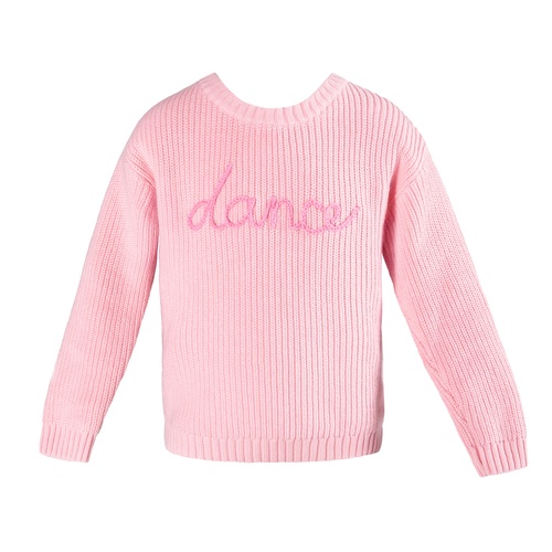 Energetiks Knitted Dance Sweater; Pink; Child X- Small