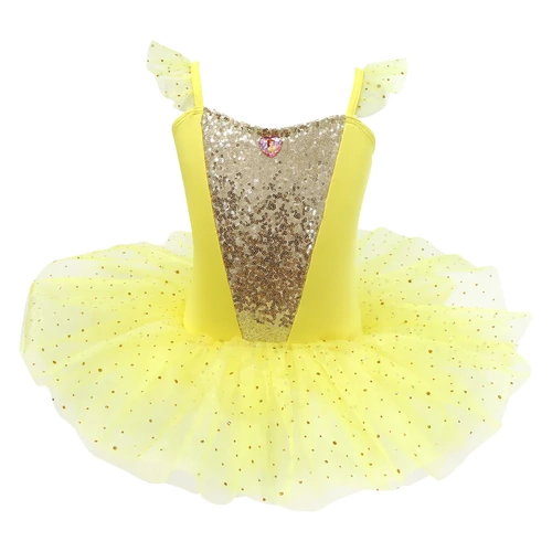 Pink Poppy Disney Princess Sparkling Tutu; Belle; Child 7-8