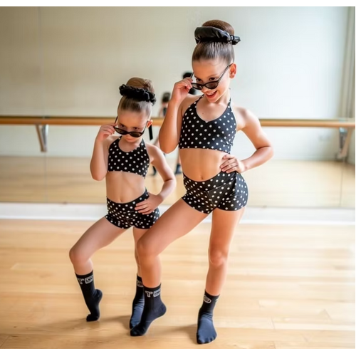 Republic Dot Nation Crop and Short Set; Child 4-5