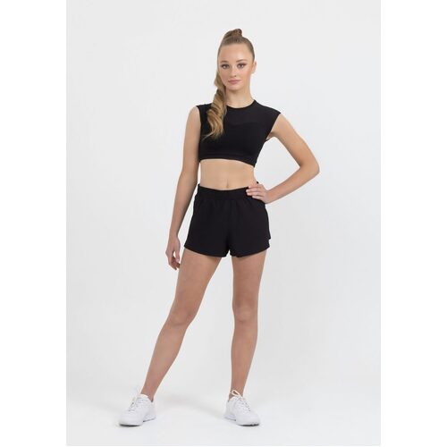 Studio 7 Eco Running Shorts Child Small; Black