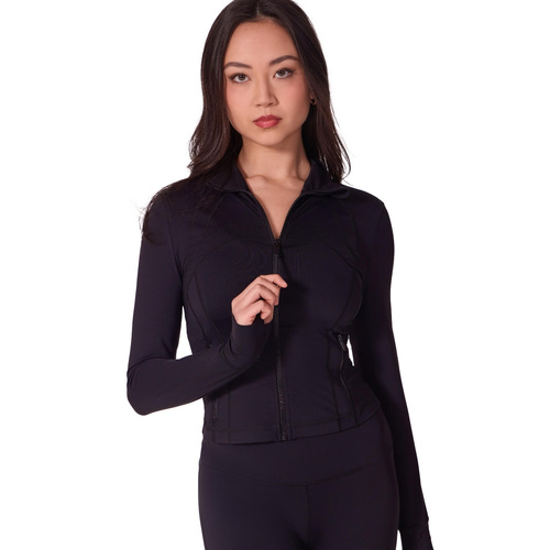 Capezio Soft Elegance Athletic Dance Jacket; Adult Small; Black