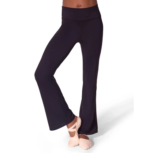 Capezio Soft Elegance Flare Leggings - Tween; Black; Child Intermediate