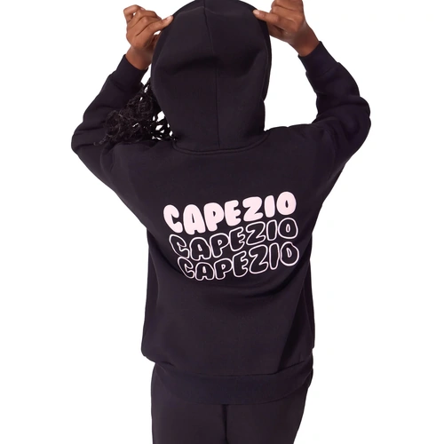 Capezio Jet Setter Momentum Hoodie; Black; Child Large