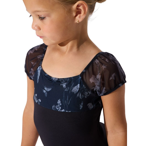 Capezio Belle Leotard; Black; Child Small