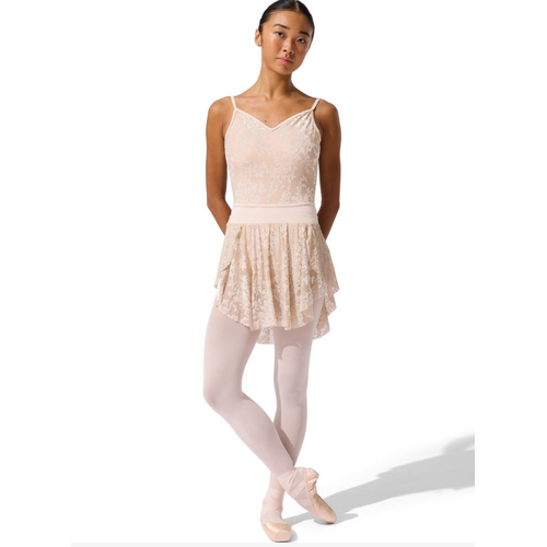Capezio Yves Skirt Crystal Grey; Adult X- Small