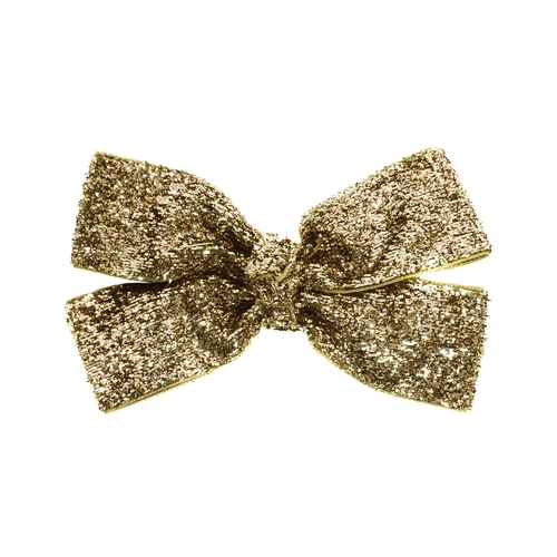 Energetiks Glitter Hair Bow; Gold